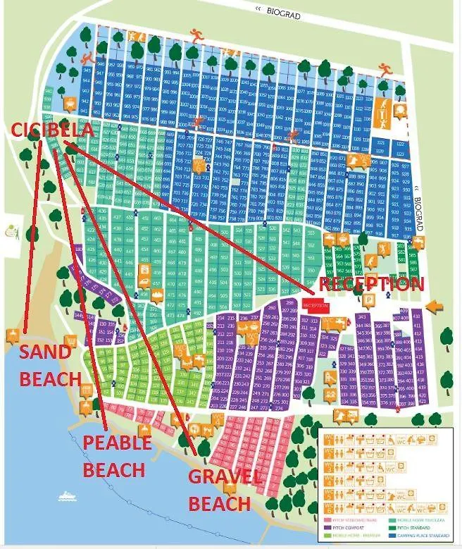 Mobile Home Cicibela Biograd Na Moru Campsite